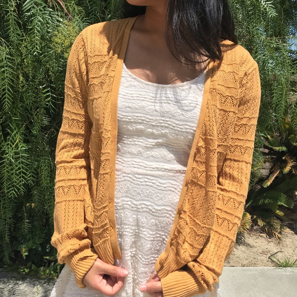 F21 | Yellow/Mustard Cardigan